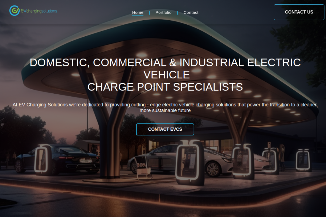 EVCS Online website screenshot